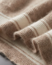 CASHMERE STRIPED SIGNATURE SET
