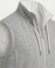 VALERE REVERSIBLE VEST - IVORY