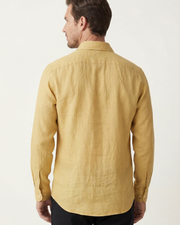 CAPRI LINEN SHIRT - YELLOW