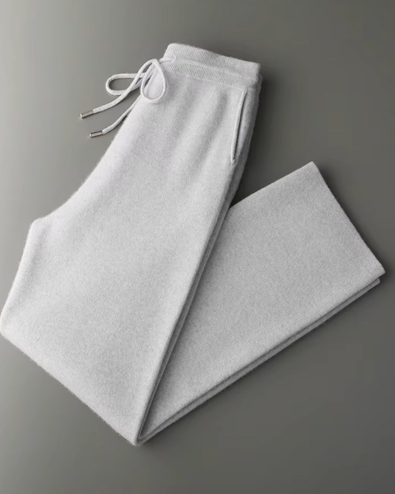 CASHMERE RELAXED STRAIGHT TROUSERS