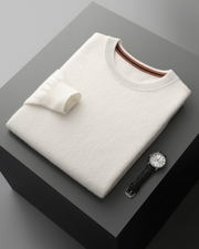 CASHMERE FINE KNIT CREWNECK