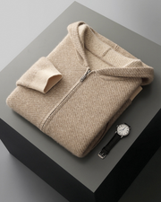 MERINO JACQUARD ZIP VEST