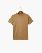 MERCERIZED COTTON TEE - OLIVE