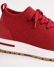 SOLANA MESH SLIP-ON SNEAKER - RED